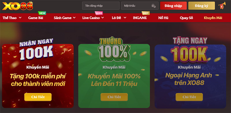 Chương Trình Khuyến Mãi Tại XO88 Vô Cùng Hấp Dẫn Người Chơi 1 Các chương trình khuyến mãi tại XO88